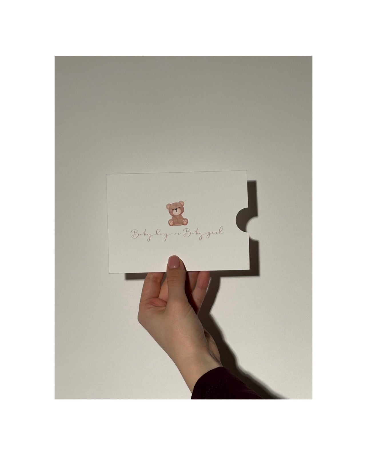 Baby Gender Reveal - Reveal Envelop met Kaarten