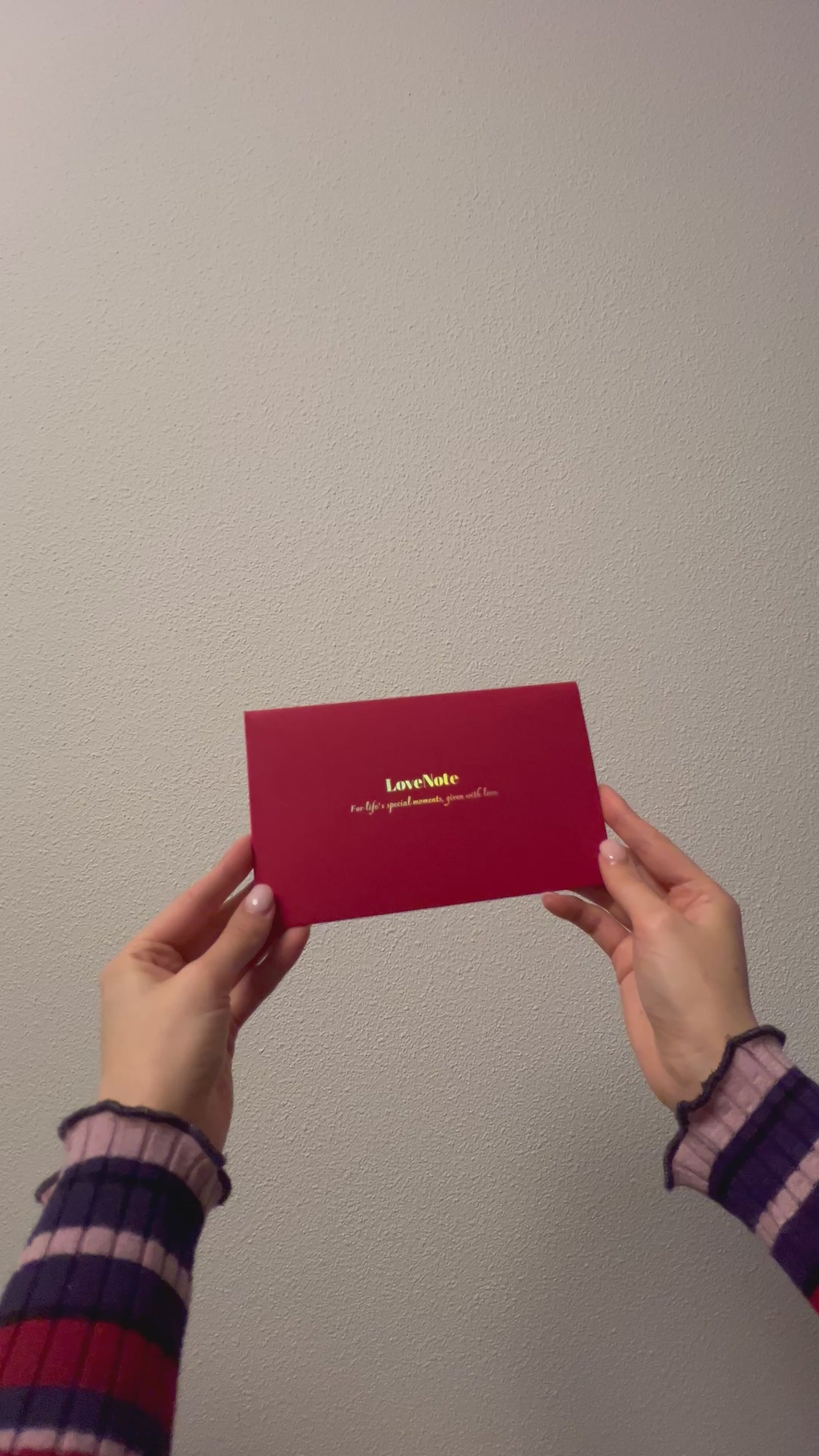 Hartvormige Envelop Kaart